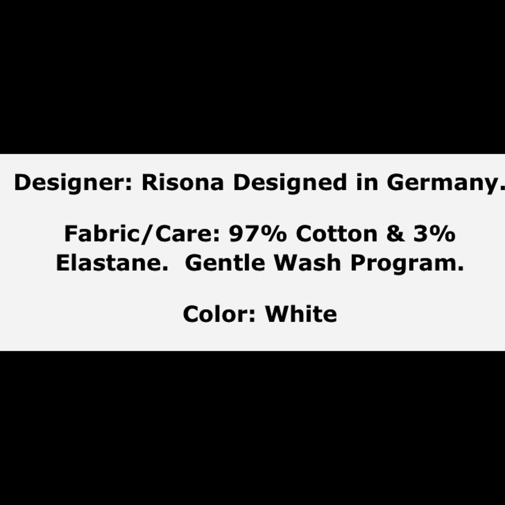Rare Risona Tomo White Scarf Shirt - Picture 11 of 11